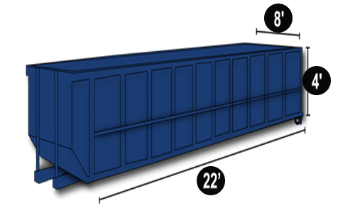 20 Yard Roll-off Dumpster Rental