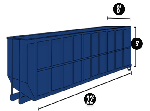 30 Yard Roll-off Dumpster Rental